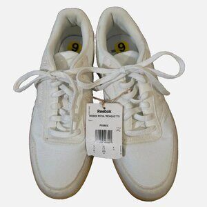 NEW Reebok Royal Techque Textile Reecycled Trainers Runners Sneakers Shoes White